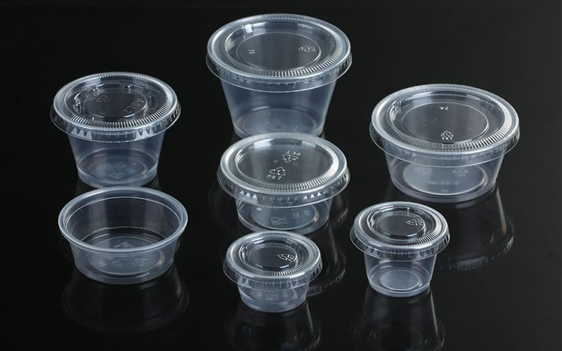 Portion cups and lids